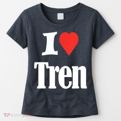 Funny Workout Quote, I Love Tren Design,Cool Bodybuilder Women's T-Shirt
