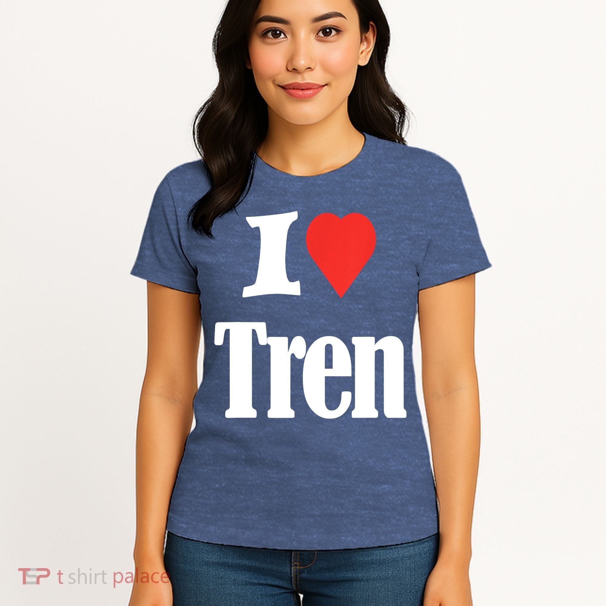 Funny Workout Quote, I Love Tren Design,Cool Bodybuilder Women's T-Shirt