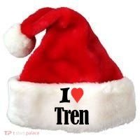 Funny Workout Quote, I Love Tren Design,Cool Bodybuilder Santa Hat thumb 0
