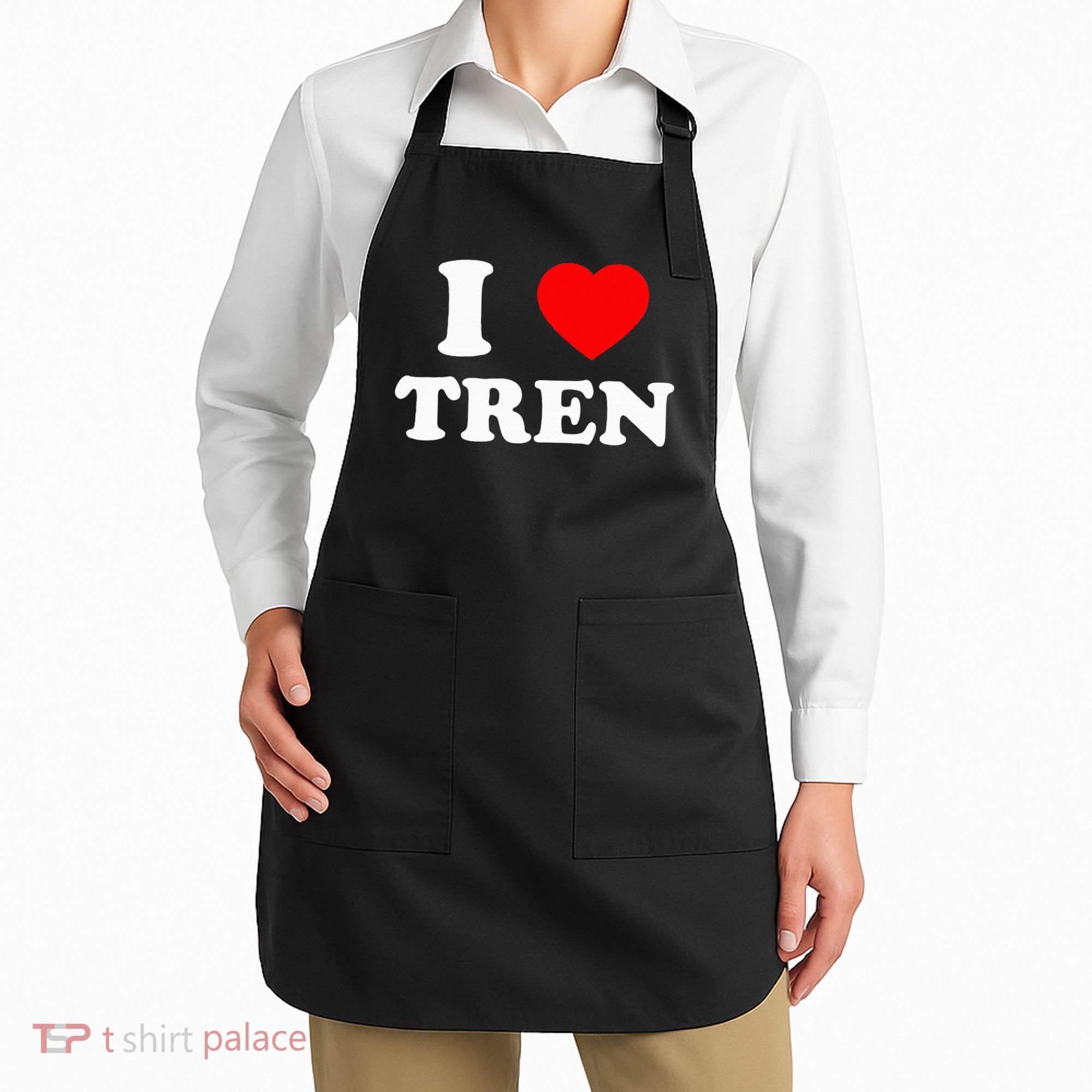 Funny Workout Quote I Love Tren Bodybuilder Apron