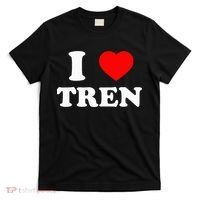 Funny Workout Quote I Love Tren Bodybuilder T-Shirt thumb 0