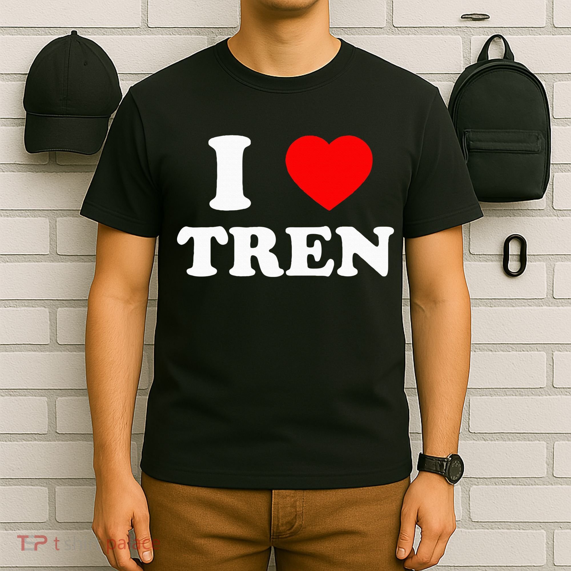 Funny Workout Quote I Love Tren Bodybuilder T-Shirt
