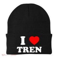 Funny Workout Quote I Love Tren Bodybuilder Beanie thumb 0