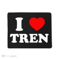 Funny Workout Quote I Love Tren Bodybuilder Mousepad thumb 0