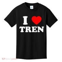 Funny Workout Quote I Love Tren Bodybuilder Kids T-Shirt thumb 0