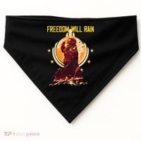 Freedom Will Rain Hell Of Diver Helldiving Lovers USA-Made Doggie Bandana thumb 0