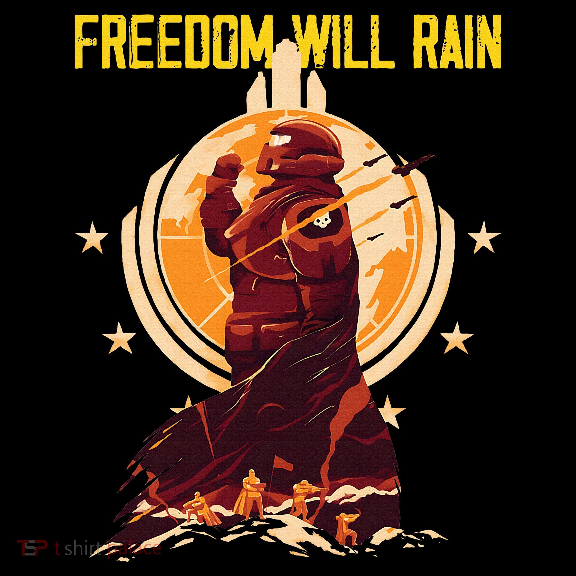 Freedom Will Rain Hell Of Diver Helldiving Lovers Ornament