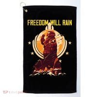 Freedom Will Rain Hell Of Diver Helldiving Lovers Golf Towel thumb 0