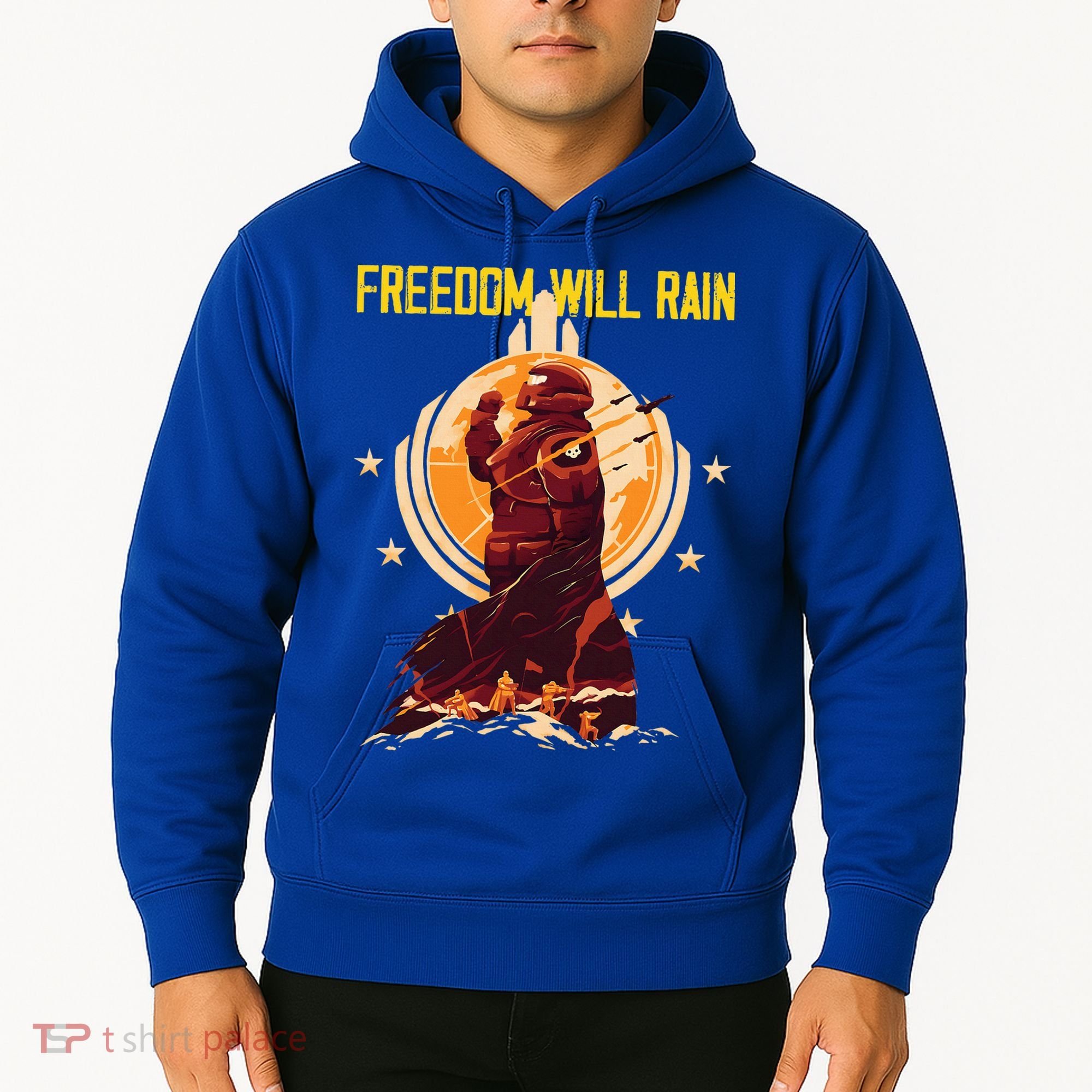 Freedom Will Rain Hell Of Diver Helldiving Lovers Hoodie