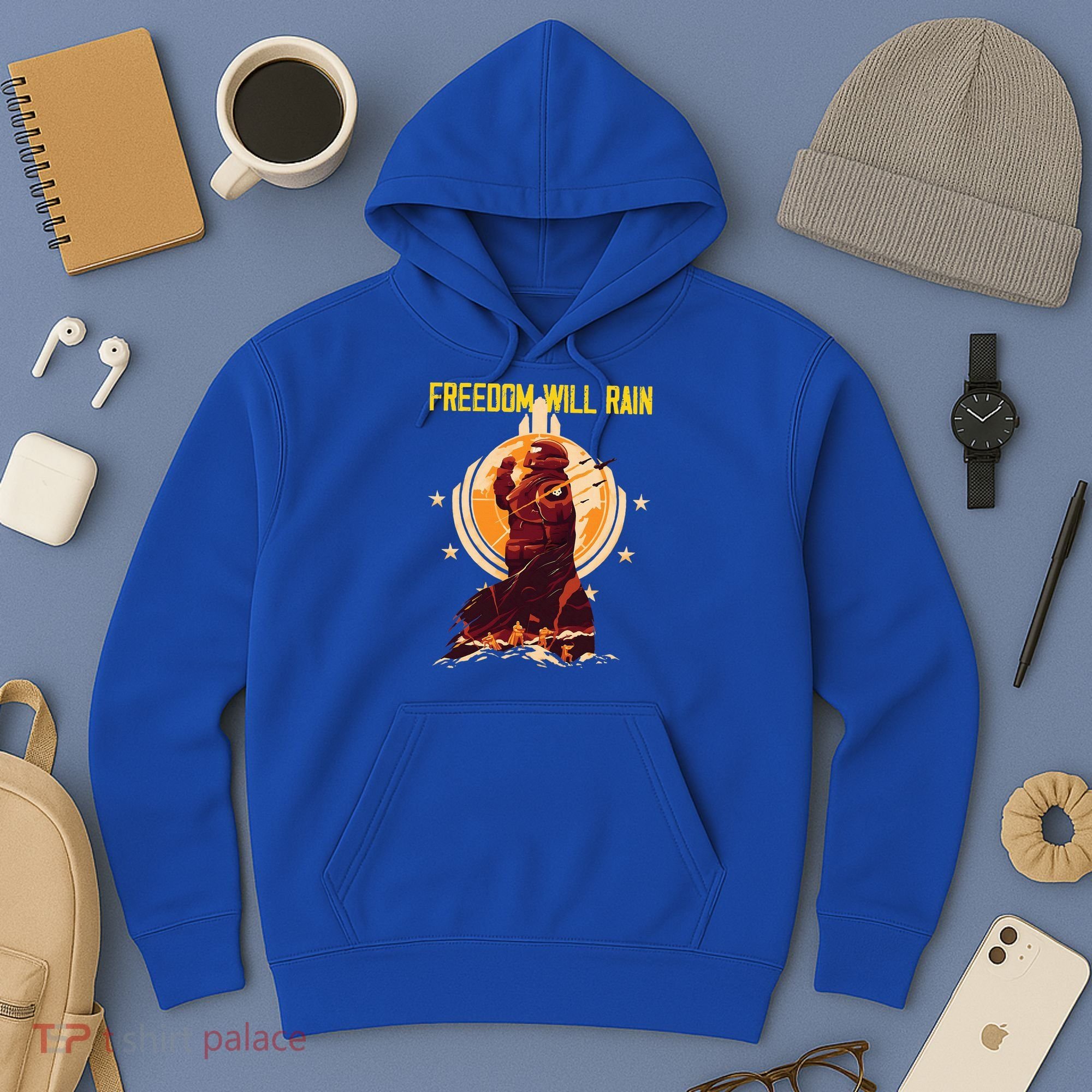 Freedom Will Rain Hell Of Diver Helldiving Lovers Hoodie