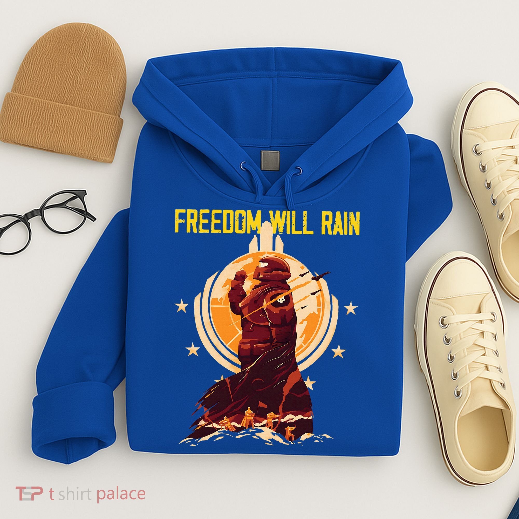 Freedom Will Rain Hell Of Diver Helldiving Lovers Hoodie