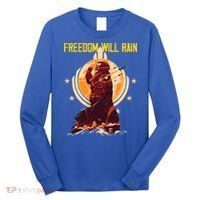 Freedom Will Rain Hell Of Diver Helldiving Lovers Long Sleeve Shirt thumb 0