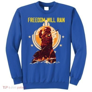 Freedom Will Rain Hell Of Diver Helldiving Lovers Sweatshirt