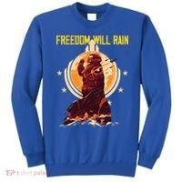 Freedom Will Rain Hell Of Diver Helldiving Lovers Sweatshirt thumb 0