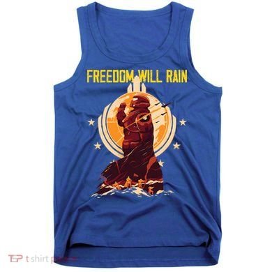 Freedom Will Rain Hell Of Diver Helldiving Lovers Tank Top