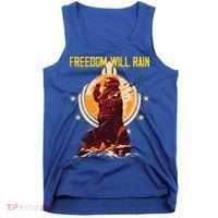 Freedom Will Rain Hell Of Diver Helldiving Lovers Tank Top thumb 0