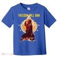 Freedom Will Rain Hell Of Diver Helldiving Lovers Toddler T-Shirt thumb 0