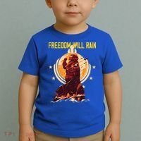 Freedom Will Rain Hell Of Diver Helldiving Lovers Toddler T-Shirt thumb 2