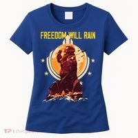 Freedom Will Rain Hell Of Diver Helldiving Lovers Women's T-Shirt thumb 0