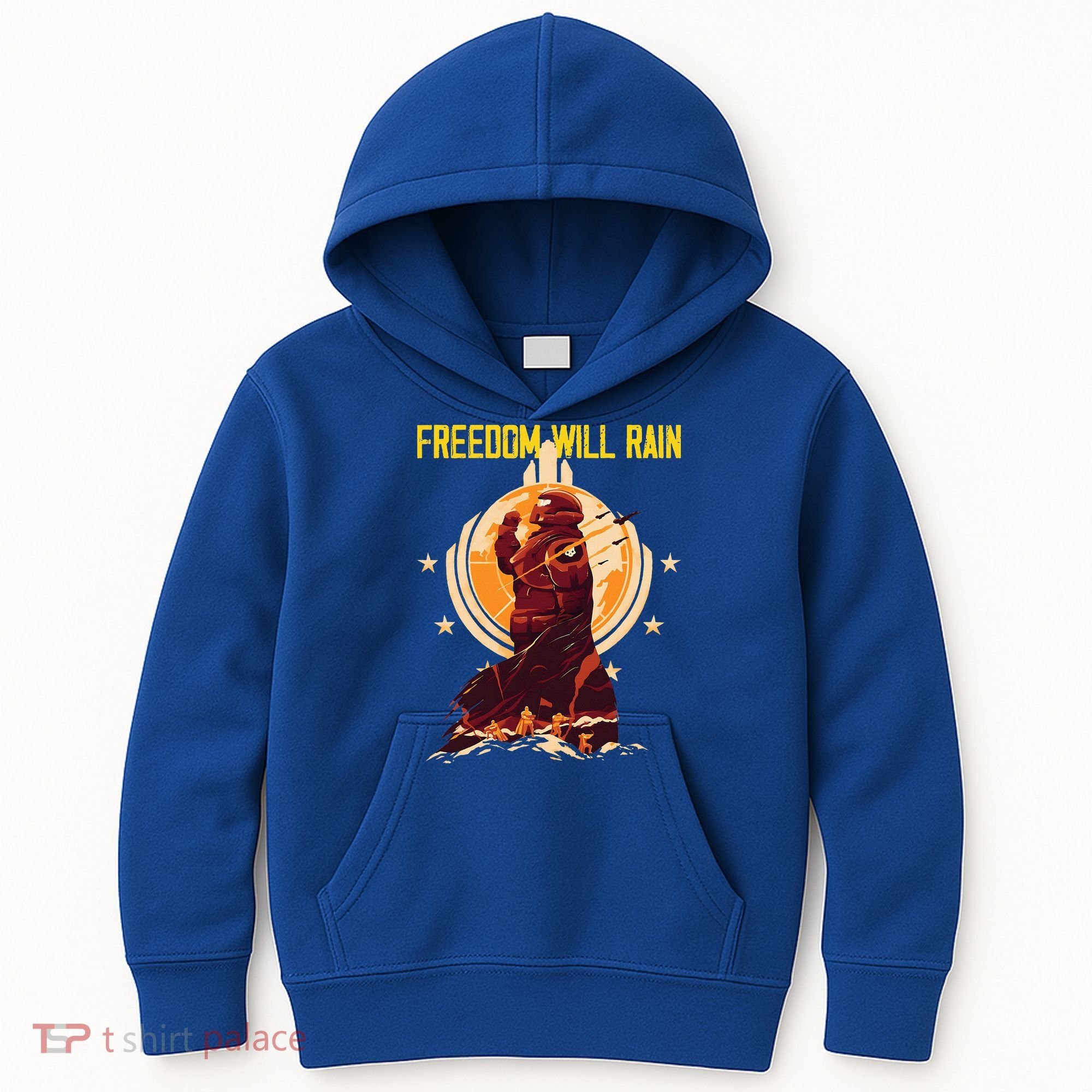 Freedom Will Rain Hell Of Diver Helldiving Lovers Kids Hoodie