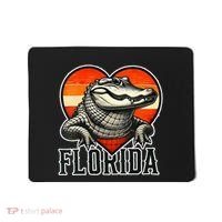 Florida Women Retro Florida Gator Heart Mousepad thumb 0
