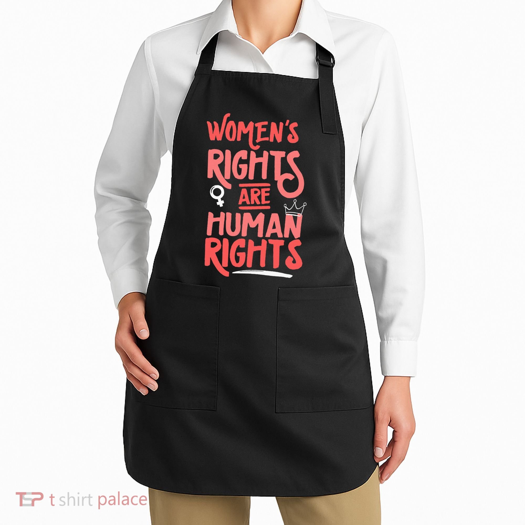 Feminist Women Rights Are Human Rights Apron
