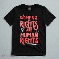 Feminist Women Rights Are Human Rights T-Shirt thumb 5