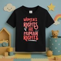 Feminist Women Rights Are Human Rights Toddler T-Shirt thumb 3