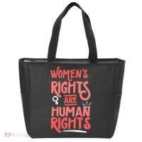Feminist Women Rights Are Human Rights Tote Bag thumb 0
