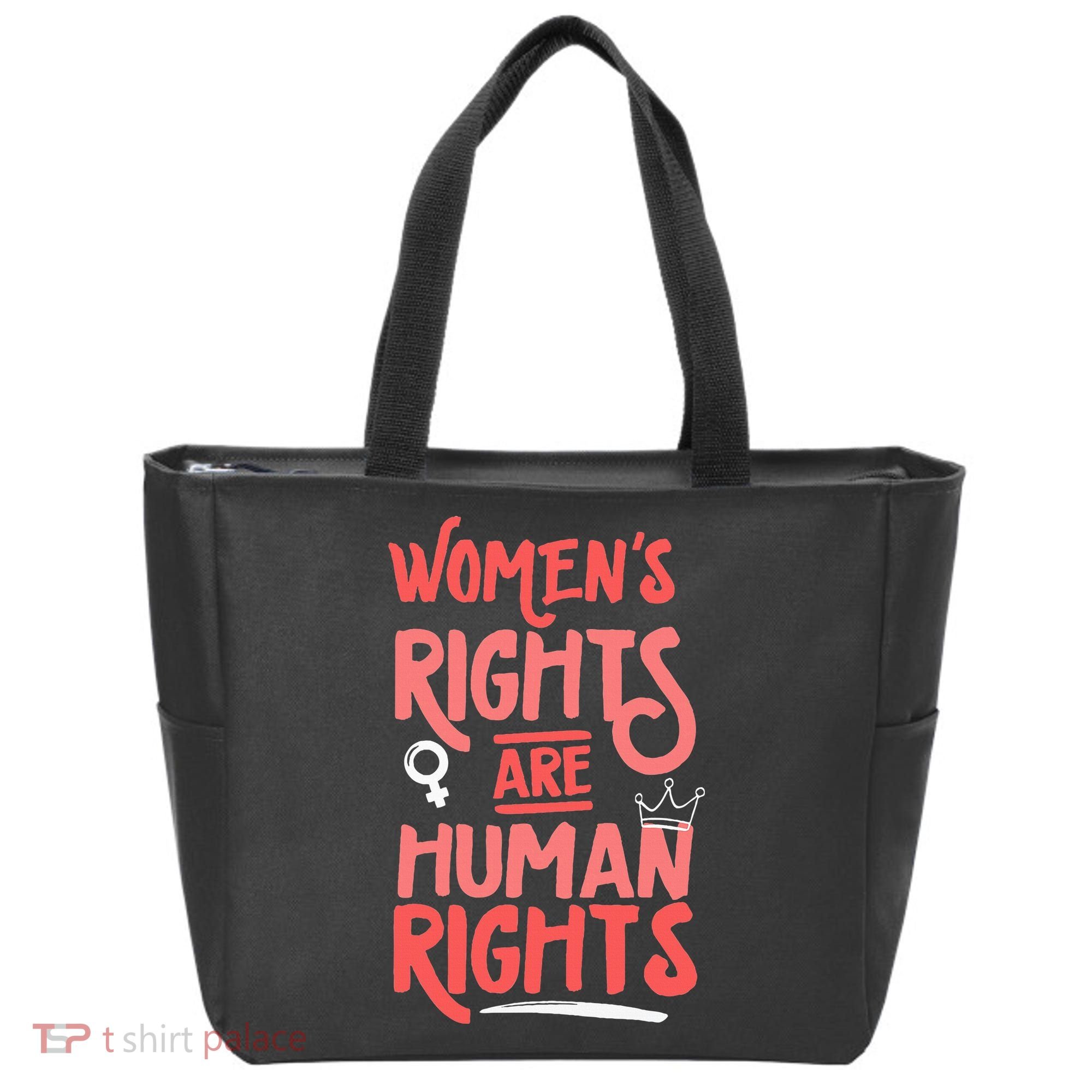 Feminist Women Rights Are Human Rights Tote Bag