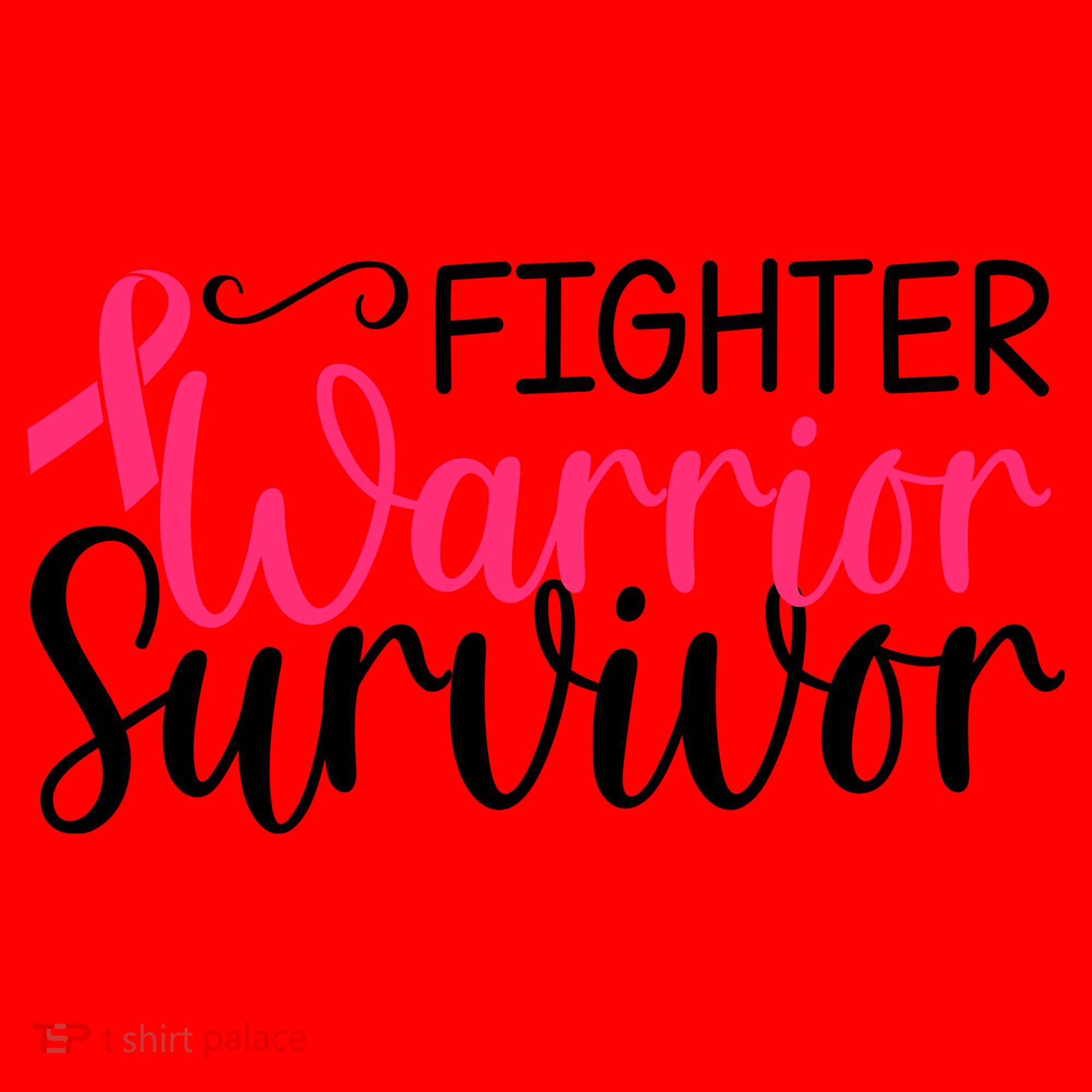 Fighter Warrior Survivor Breast Cancer Santa Hat