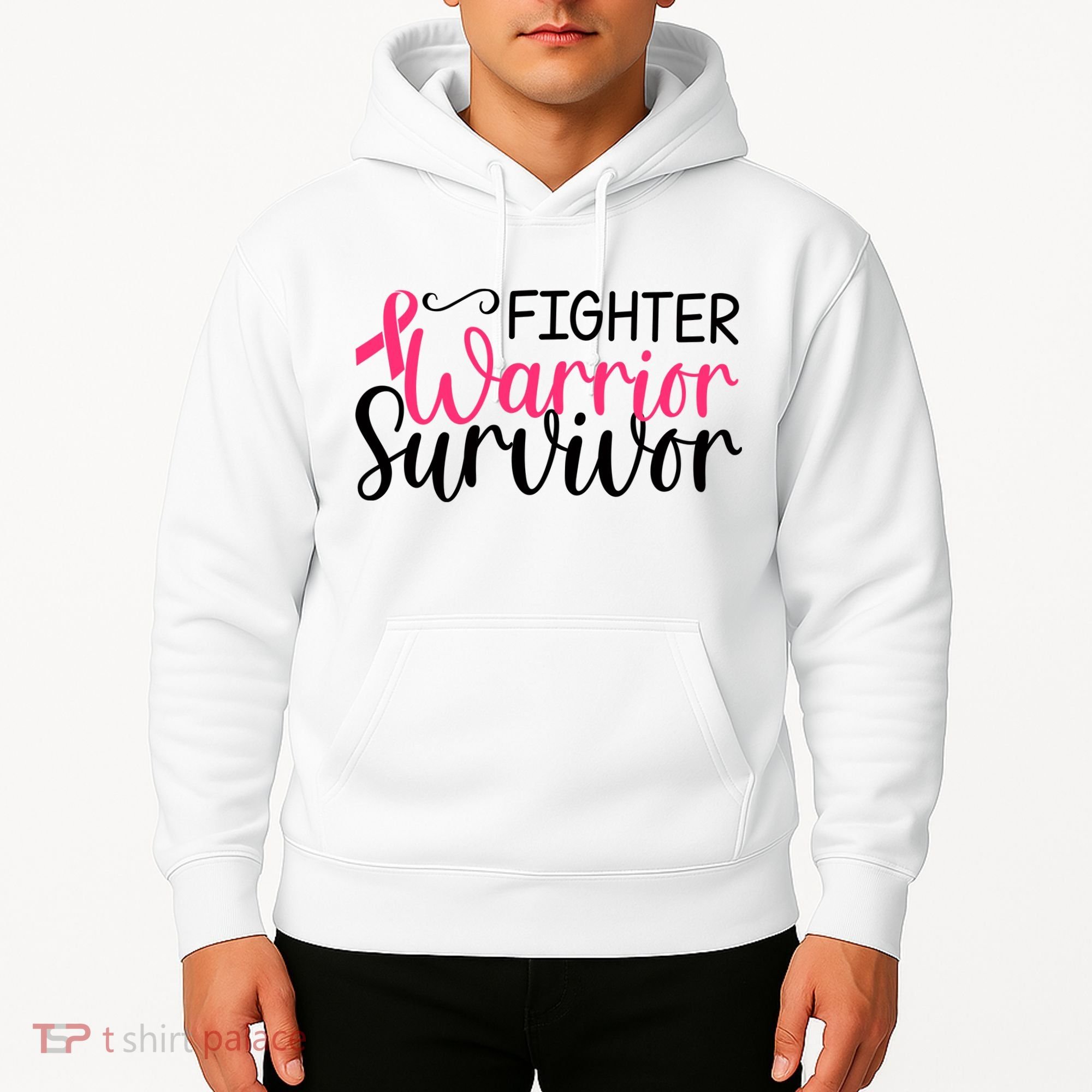 Fighter Warrior Survivor Breast Cancer Hoodie