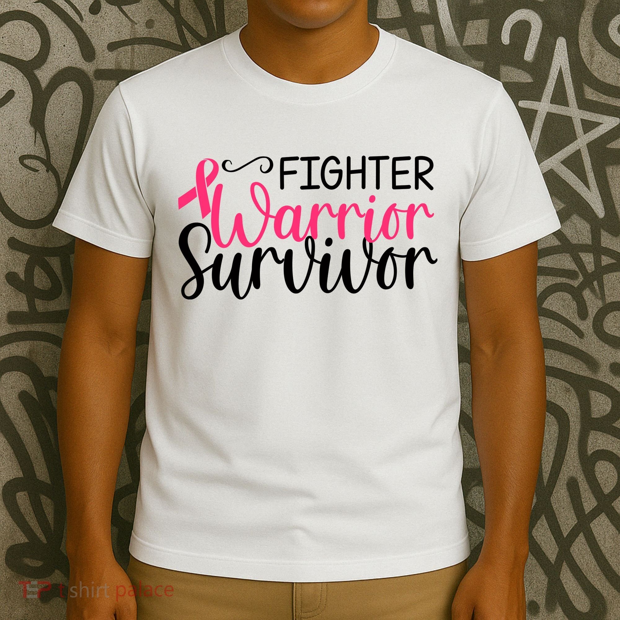 Fighter Warrior Survivor Breast Cancer T-Shirt