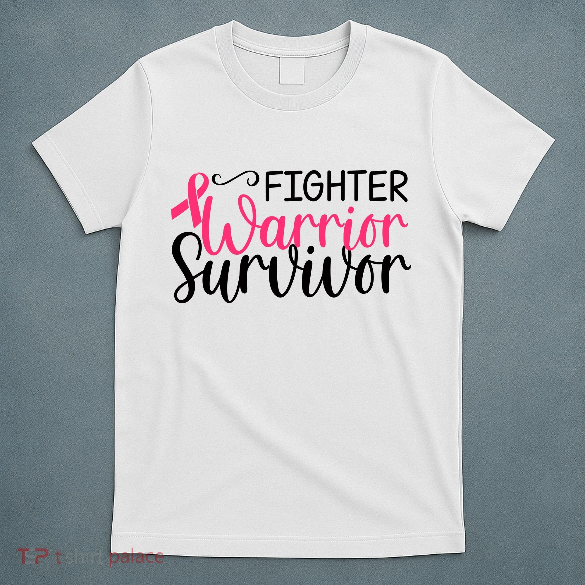 Fighter Warrior Survivor Breast Cancer T-Shirt