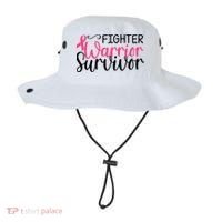 Fighter Warrior Survivor Breast Cancer Bucket Hat thumb 0