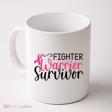 Fighter Warrior Survivor Breast Cancer Coffee Mug