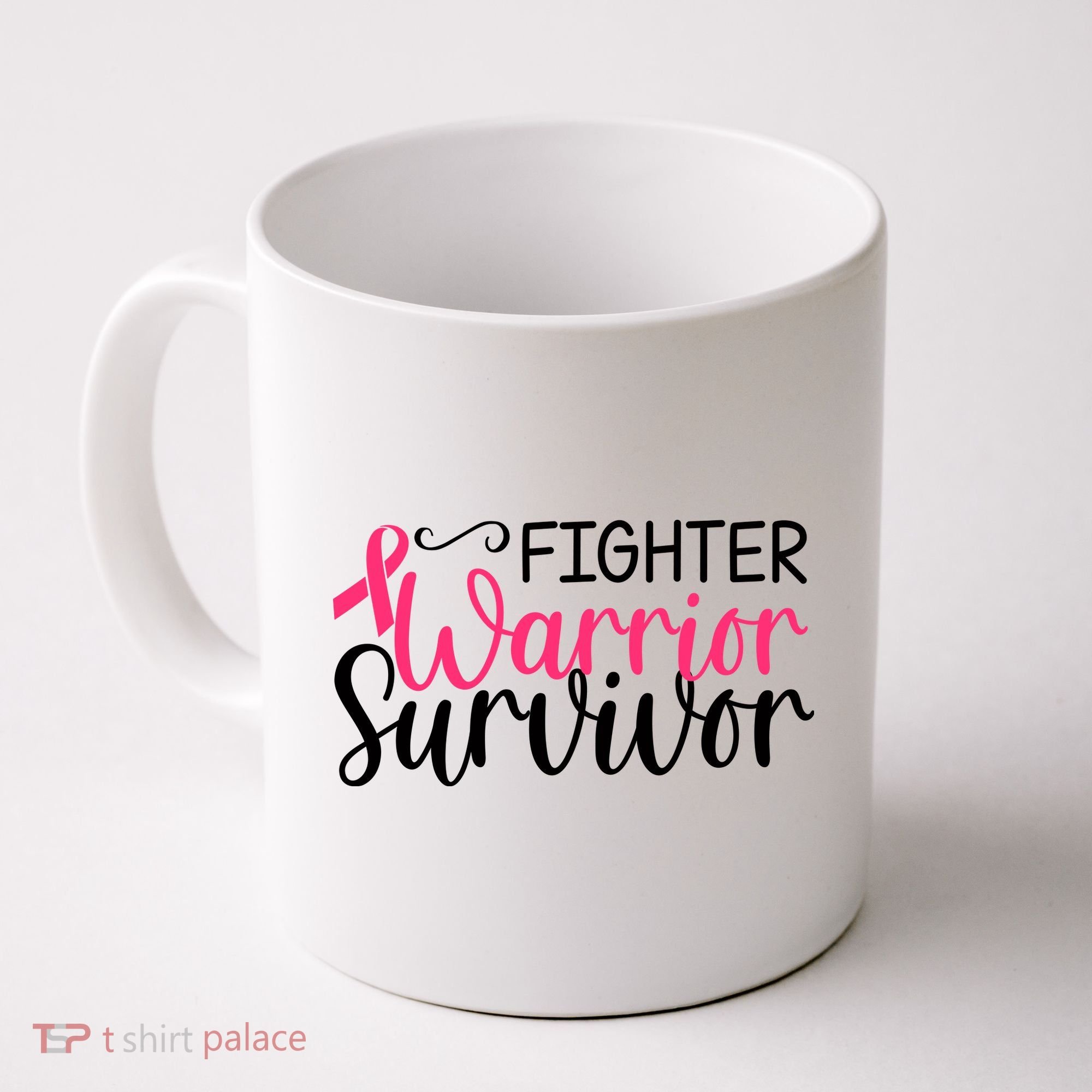 Fighter Warrior Survivor Breast Cancer Coffee Mug