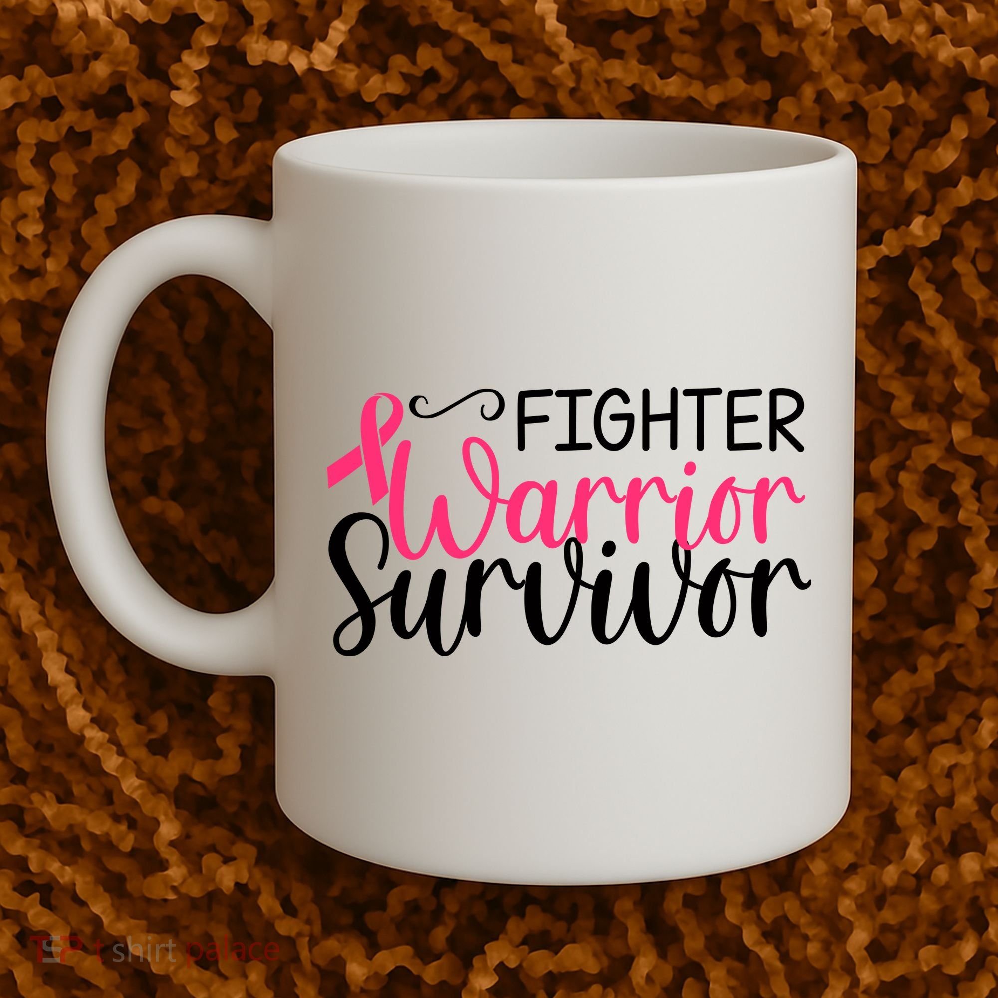 Fighter Warrior Survivor Breast Cancer Coffee Mug