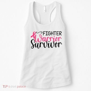 Fighter Warrior Survivor Breast Cancer Women's Tank Top