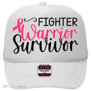 Fighter Warrior Survivor Breast Cancer Hat