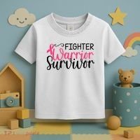 Fighter Warrior Survivor Breast Cancer Toddler T-Shirt thumb 3
