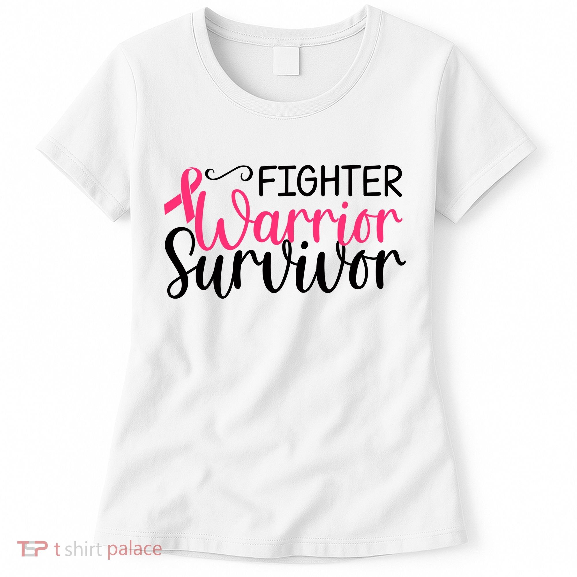 Fighter Warrior Survivor Breast Cancer Women's T-Shirt