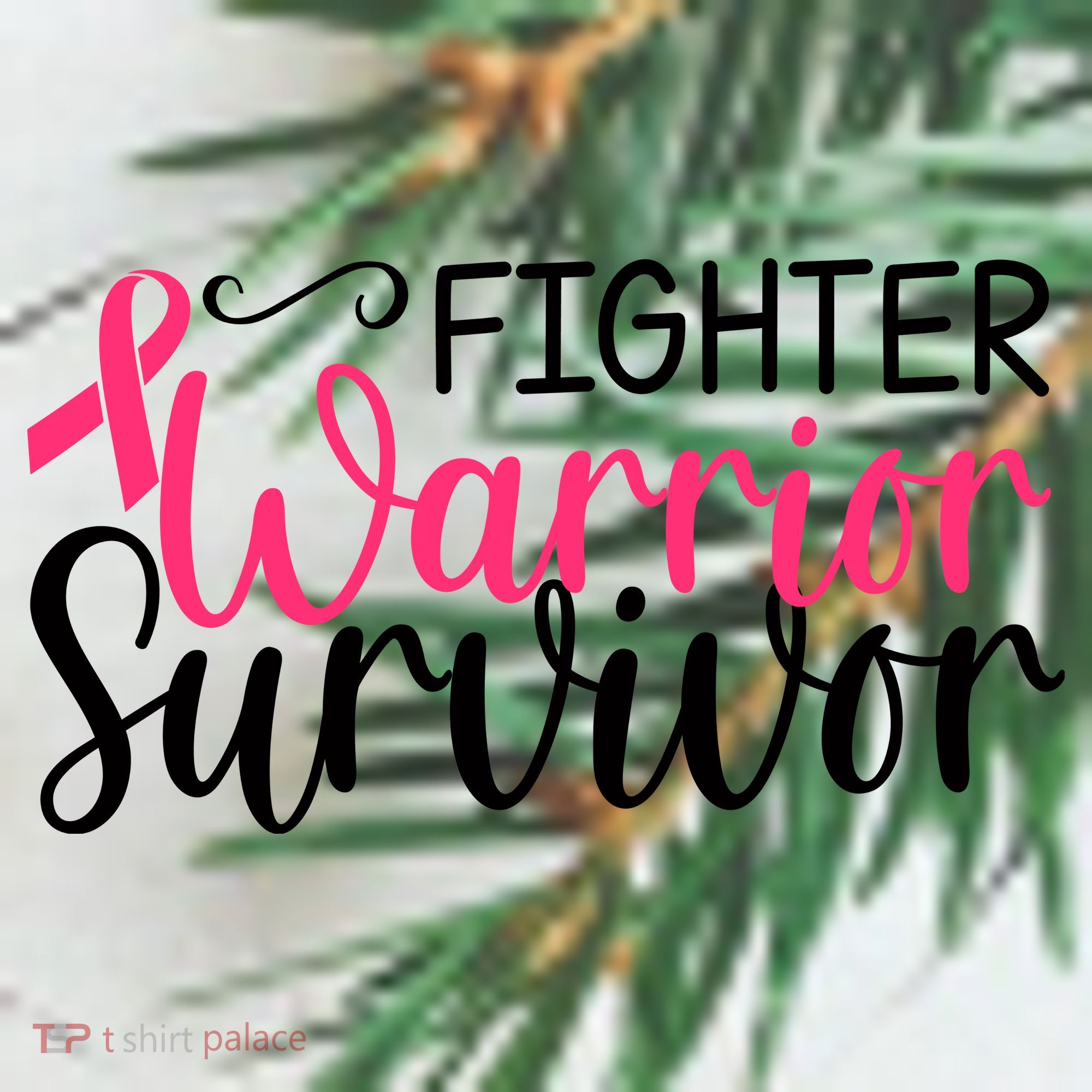 Fighter Warrior Survivor Breast Cancer Ornament