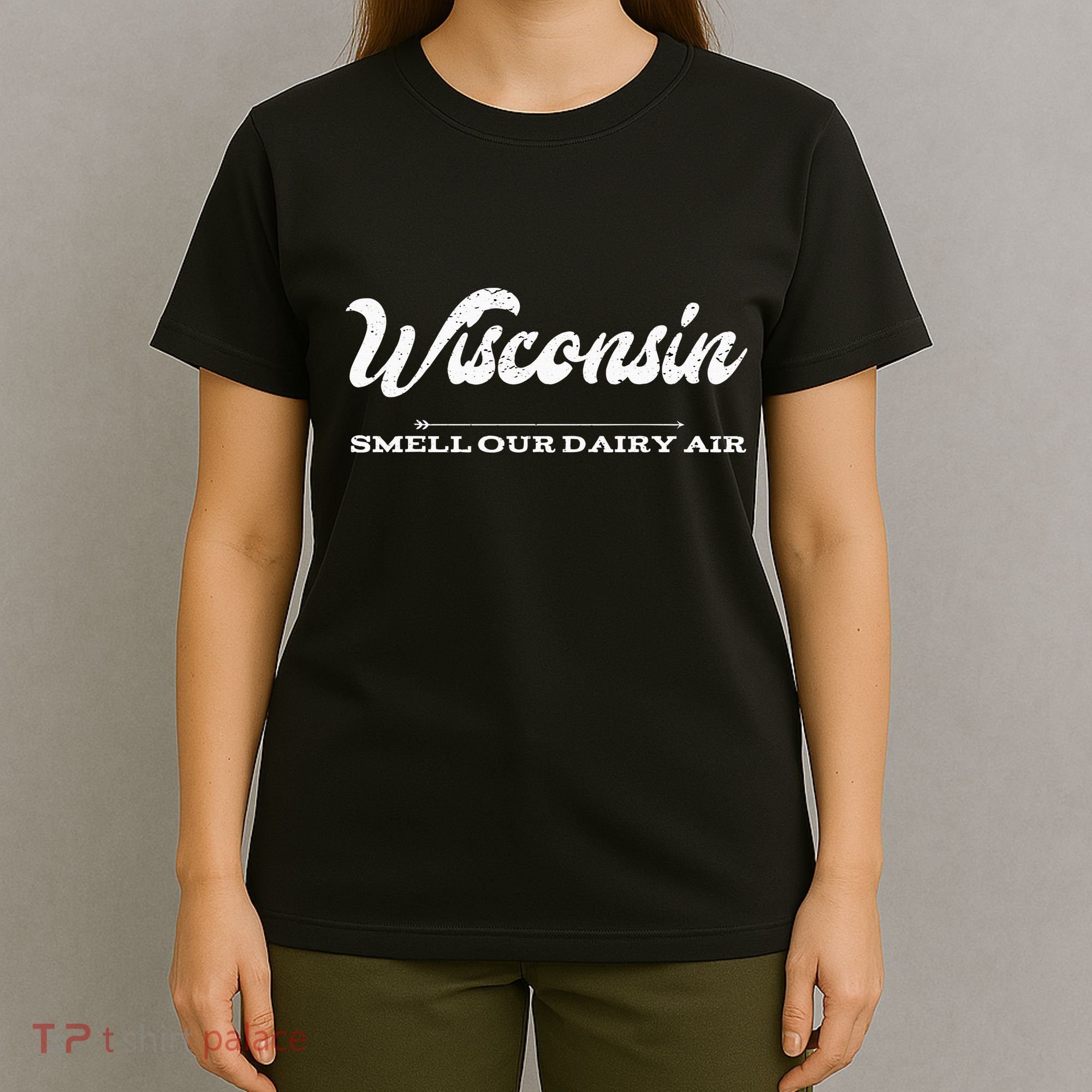 Funny Wisconsin Smell Our Dairy Air Gift T-Shirt