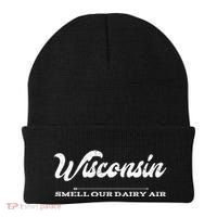 Funny Wisconsin Smell Our Dairy Air Gift Beanie thumb 0