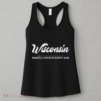 Funny Wisconsin Smell Our Dairy Air Gift Women's Tank Top thumb 3