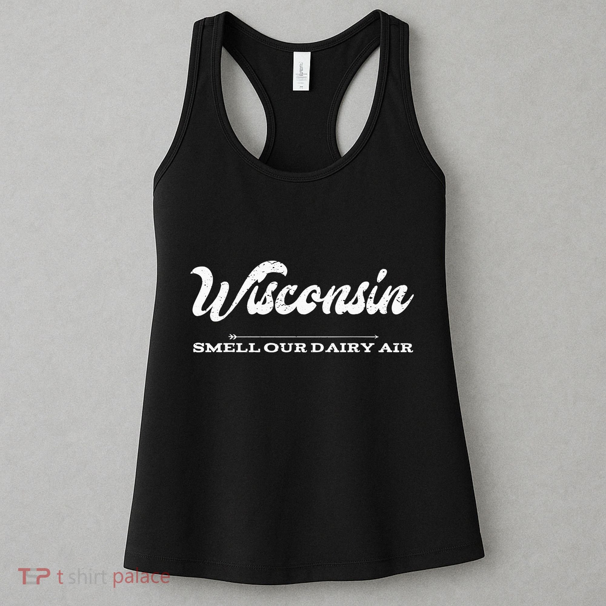 Funny Wisconsin Smell Our Dairy Air Gift Women's Tank Top