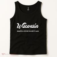Funny Wisconsin Smell Our Dairy Air Gift Tank Top thumb 2