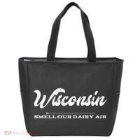 Funny Wisconsin Smell Our Dairy Air Gift Tote Bag thumb 0