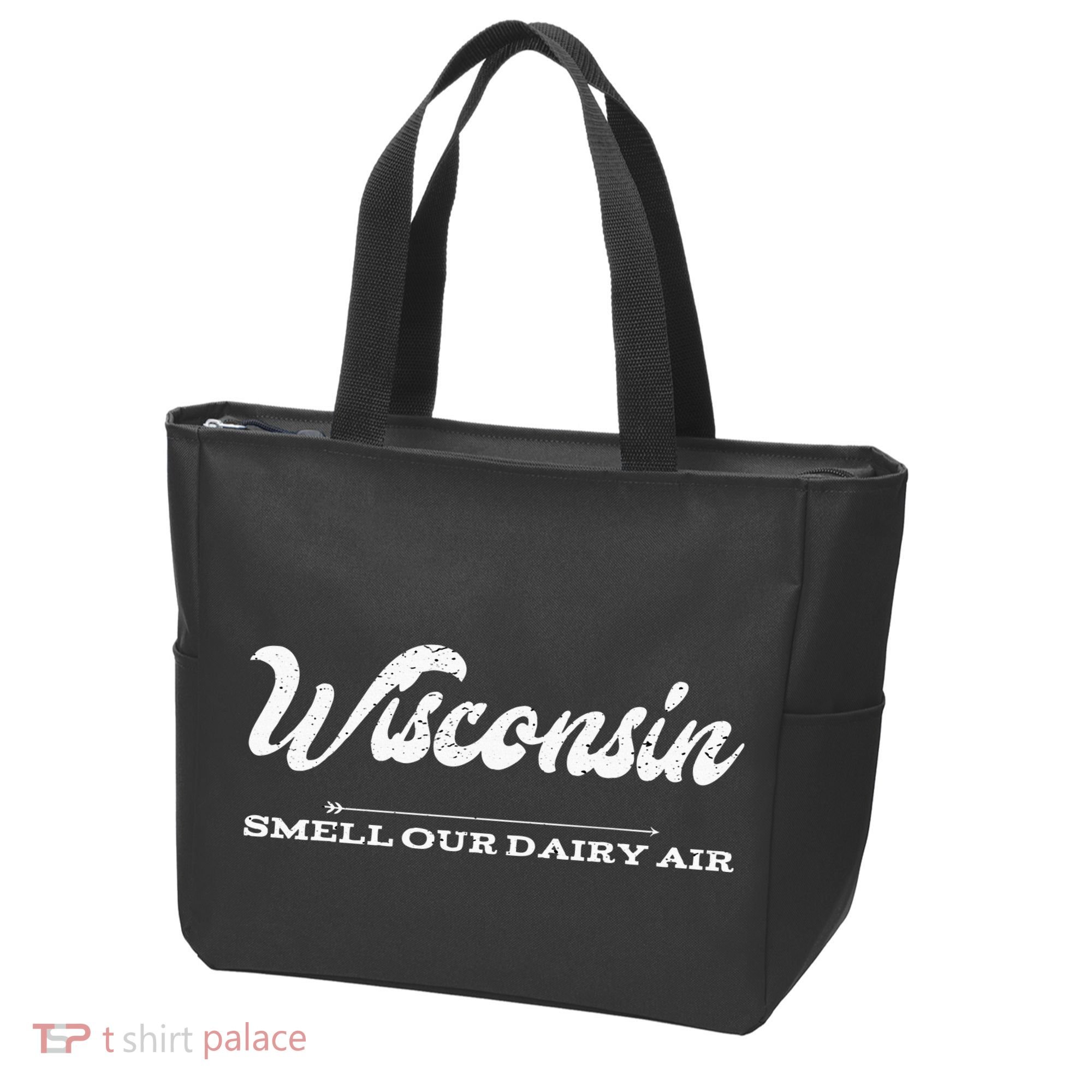 Funny Wisconsin Smell Our Dairy Air Gift Tote Bag
